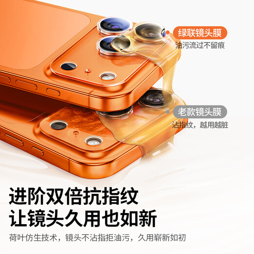 Green Alliance all-inclusive lens film suitable for Apple 17ProMax lens film iPhone17ProMax rear camera mobile phone protective film HD all-inclusive coverage wear-resistant and scratch-resistant