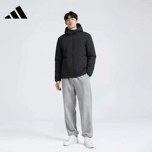 Adidas Men's Winter Commuting Hooded Warm Outdoor Leisure Sports Down Jacket XL