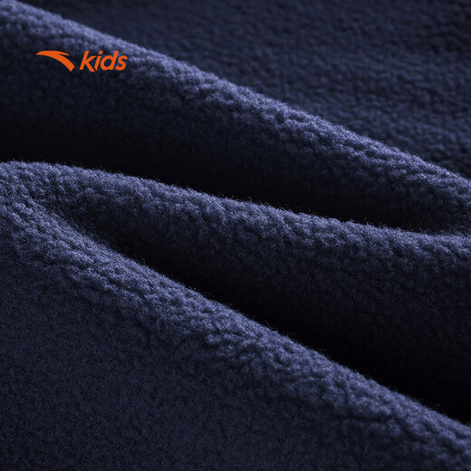 ANTA children's sweatshirt for boys and girls 2025 autumn and winter sweatshirt plus velvet warm sports knitted pullover 352548721R