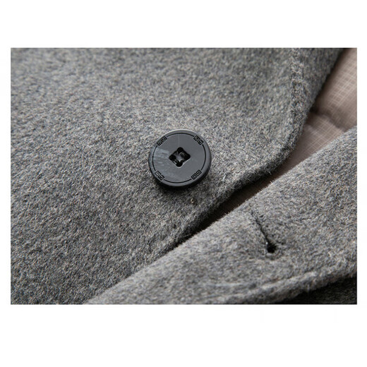 Jiangong international brand men's high-end woolen suit jacket men's winter new wool business casual suit men's single suit gray XL 180