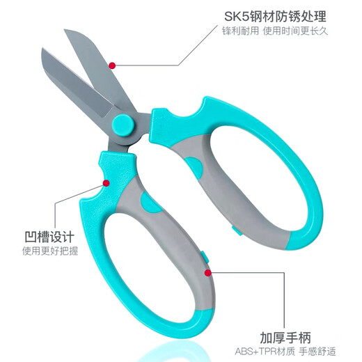 张小泉园林花艺花剪盆景园艺果园修花剪枝剪修剪树枝春悦树剪强力 春悦花艺剪