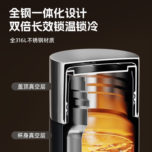 Fuguang Insulated Water Cup Large Capacity Men's and Women's Souvenirs Students Going to School Insulated Stainless Steel Water Cups Teacup Gifts