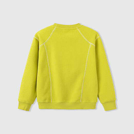 Asics/ASICS children's 25-year loose splicing woven sweatshirt antistatic soft, comfortable, lightweight and warm 4015 fluorescent green 140 cm