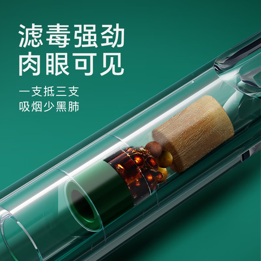 ADOUS disposable cigarette holder filter coarse, medium and fine three-use 15-fold filter cigarette holder cigarette filter 100 pieces