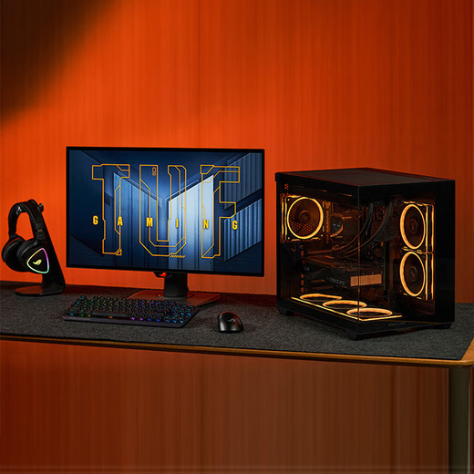 ASUS ROG family bucket 14600KF/RTX5060Ti RTX5070 computer host live broadcast e-sports Delta game design rendering desktop assembly complete machine DIY assembly machine with eight 230F+RTX5060Ti 16G