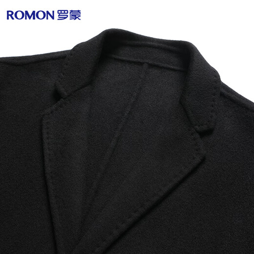 Romon 100% wool double-sided pure wool suit men's autumn and winter business casual suit jacket single suit men's clothing