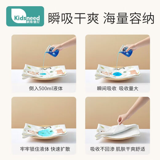Kidsneed baby changing pad diapers washable cotton sheets children's baby waterproof breathable aunt pad 1 piece 100*150 Xingyue Alpaca 1 piece