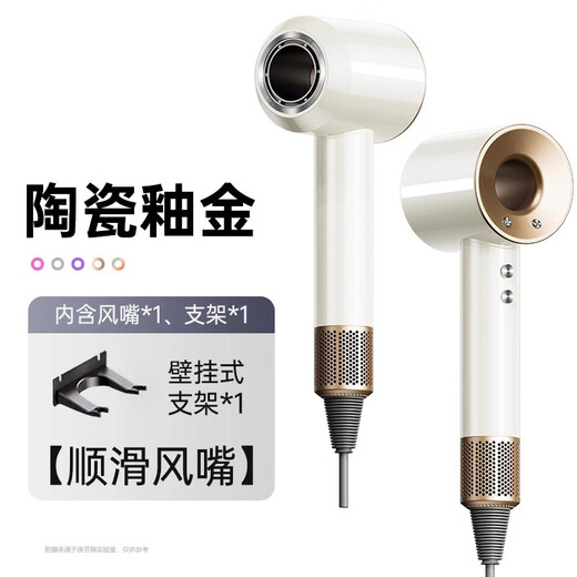 Leifen upgraded version National 3C certification丨5 billion negative ion hair care Official flagship high-speed hair care negative ion hair dryer for home use 2025 Leifen leafless hair dryer Ceramic gold-single nozzle 1.8 meters + hanger