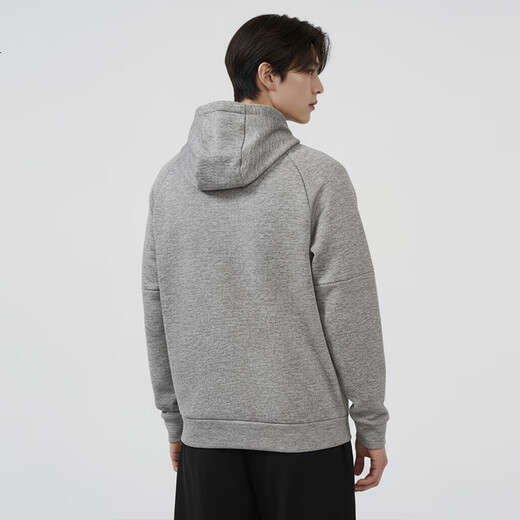 Nike NIKE men's hooded jacket, plus fleece to keep warm, casual sports DQ4831-063 gray XL