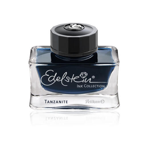 Pelikan Edelstein ink 50ml large bottle natural mineral non-carbon ink for fountain pen tanzanite blue