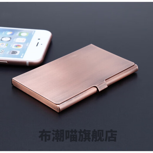 
Stainless steel card bag Gold stainless steel card box business card clip card clip box business card clip business card box pen insert business card holder silver card box