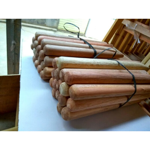 He Jian Gong Tea Stick Pomegranate Wood Olive Wood Rolling Pin Mixing Stick Natural Paintless Wax Tea Stick Stick Length 40CM (Diameter 3.6CM)