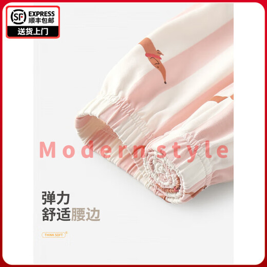 FENTENGG couple pajamas women's spring and autumn pure cotton anti-mite 2024 new dachshund fashion men's long-sleeved suit men's cloud gray XL