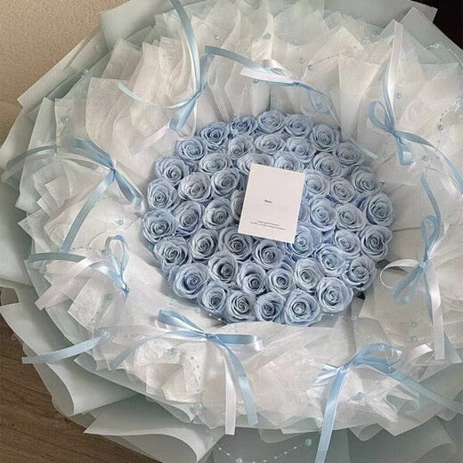 Everlasting flower rose bouquet doll hug bucket for girlfriend and best friend simulated soap flower birthday gift Sweet core cloud 33 hug bucket + balloons