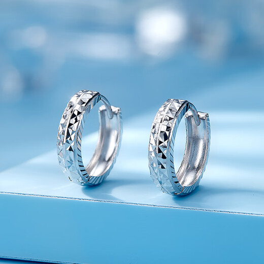 Luxury beads pt950 platinum earrings, fashionable light luxury platinum earrings, new style, elegant and high-end, gift for girlfriend 2.99g