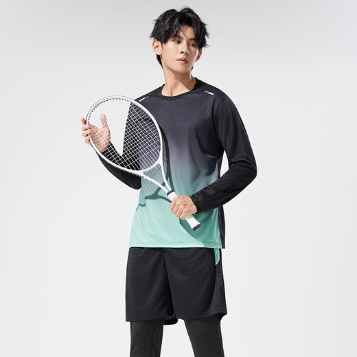 Victoria Traveler Rowning Sports Set Мужественный фитнес -костюм Quick Dry Training Suit баскетбол бадминтон Фитнес -костюм Утреннее тренировочное оборудование