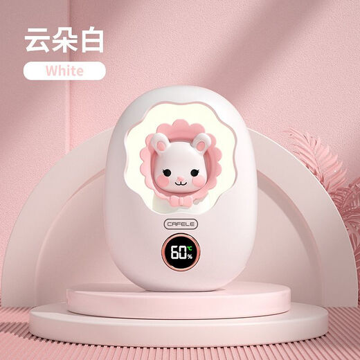 Cafele usb rechargeable hand warmer student mini cute heating artifact small Shiba Inu screen display AI temperature control heartwarming night light flagship version / one second fast heating / safe and explosion-proof