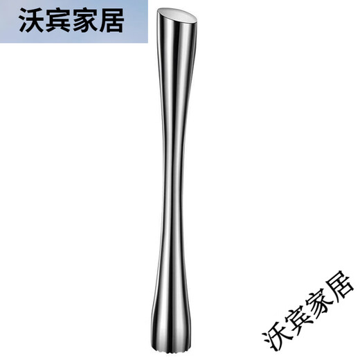 Zhongxun Barra de Martillo de Hielo de Acero Inoxidable Herramienta de Bartending Prensa de Jugo de Frutas Palo de Puré Palo de Jugo de Limón Martillo de Hielo de Cóctel Estilo Corto Palo de Hielo de Acero 304 Completo