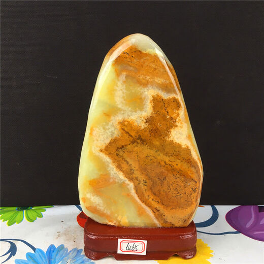HUALEJI 2 Sala de estar de piedra extraña Sala de estar de piedra natural Jade Jade Cabeza interior Decoración china Decoración Modern Botánica 11975