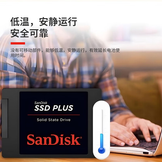 闪迪（SanDisk）480GB SSD固态硬盘535MB/s读速PLUS性能加强版SATA接口2.5英寸TLC颗粒台式机笔记本扩容电脑升级