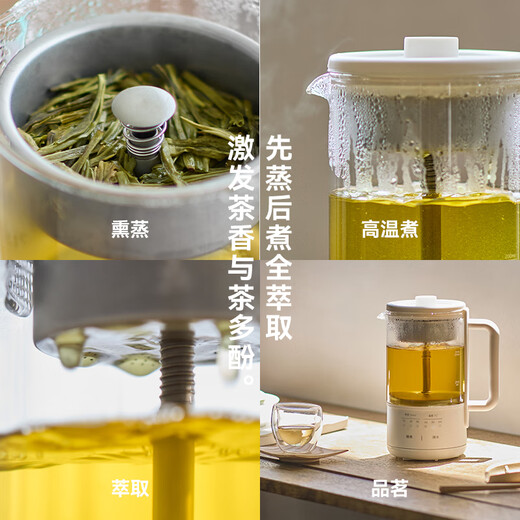 Olayks instant health pot mini tea boiler spray steam tea kettle multifunctional office constant temperature kettle 0.6L suitable for 1-2 people