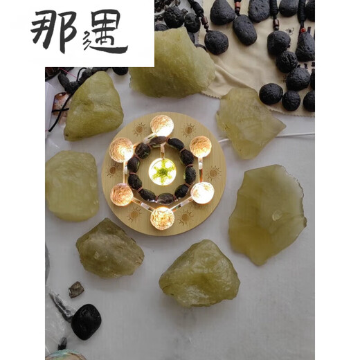 Nayu Libya Pendant Desert Mine Inlaid 925 Silver Men's and Women's Customized Pendant Necklace About 10 Grams of Bare Stone