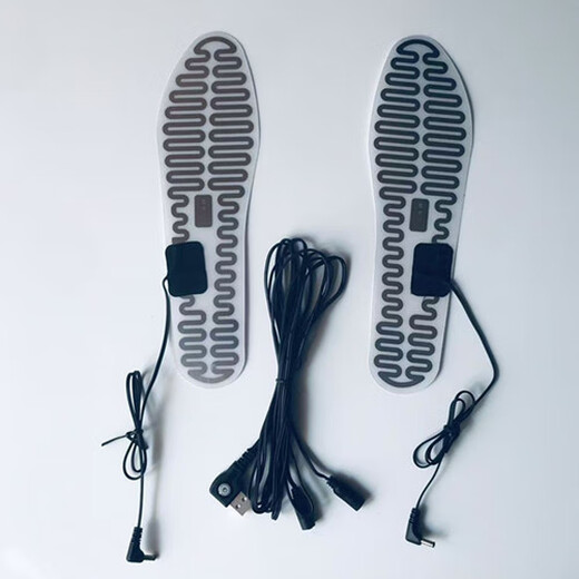 Ski shoe electric insole heating plate. Ski shoe heating system. Insole electric heating plate. Heating plate. Traveling in the snow. New US one-to-two-line medium size 37~40