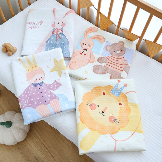 婴儿隔尿垫a类纯棉防水大尺寸儿童隔夜宝宝尿布可洗透气月经姨妈 小王子 80*100cm