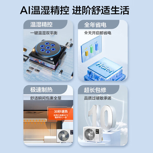Haier central air conditioner net power saving plus duct machine one-to-one full DC frequency conversion 3 hp Yunshu series living room household duct machine, one price all-inclusive, trade-in subsidy 2 hp, first-class energy efficiency Yunshu Smart Edition
