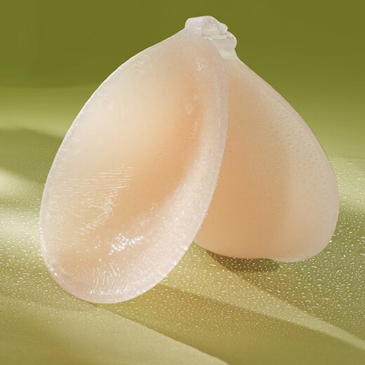 Thick silicone bra patch that can't fall off, prevents leakage, strapless invisible bra for women's wedding dress, small transparent silicone bra, three-dimensional straps B