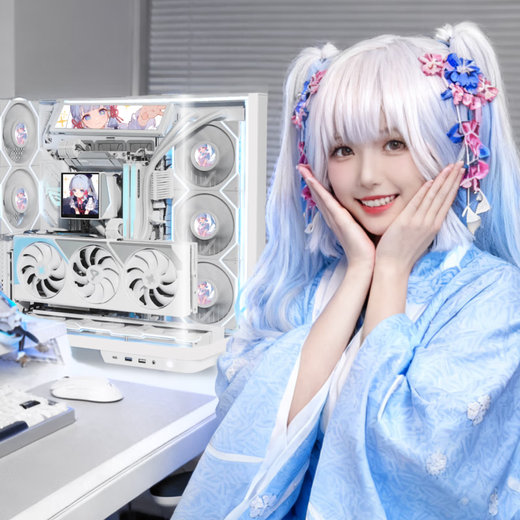 ASUS 9800x3d host 5070ti host 5080 ASUS rog family bucket 9800x3d5070 host DIY gaming desktop assembly computer subsidy machine 7800x3d host + RTX5070丨One