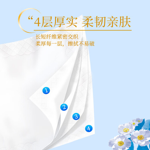 Event Exclusive Yuzhu Camellia Flower Scented Handkerchief Paper Small Pack Portable Paper Tissue Napkin Pack Yuzhu Camellia Flower Handkerchief Paper 4 layers 6 pieces * 20 packs