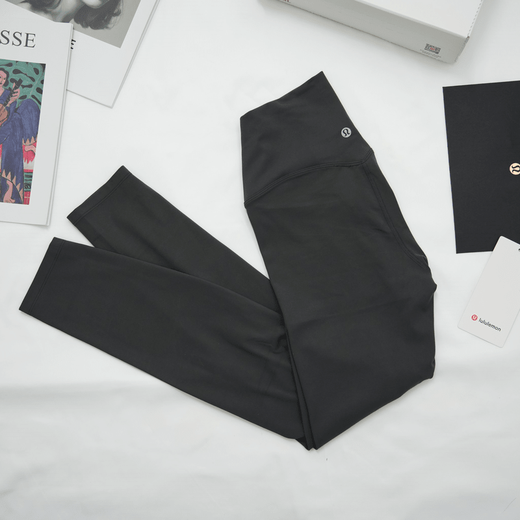 Nine-point yoga pants Align series Pilates women's high-waist fitness running sports outer trousers Albumin XS (2)8090Jin Jin equals 0.5 kg