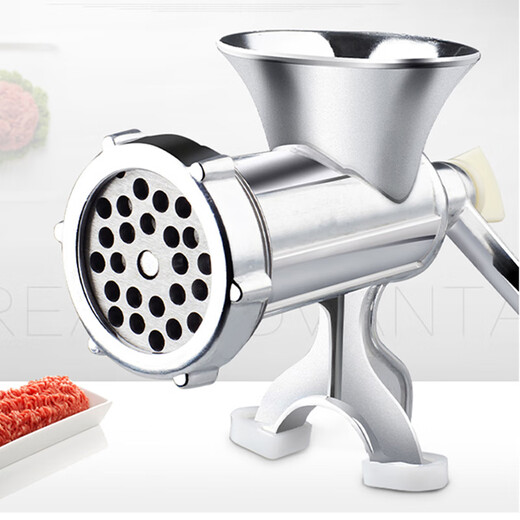 Xushansi multifunctional hand-operated meat grinder household small sausage enema machine grinds meat stuffing, garlic paste, pepper grinding powder, pressed noodles and chopped vegetables No. 12 basic model - only enema without blade cutter plate
