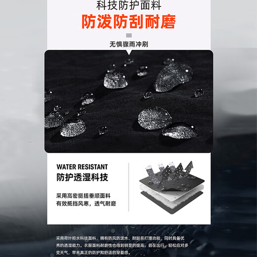 Pull-back cotton coat men's thickened cotton coat long coat winter men's shirt handsome hooded windproof warm cotton jacket