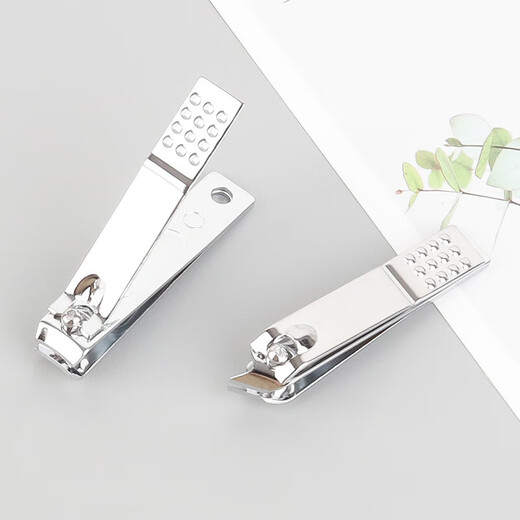 Checkered nail clipper manicure tool single nail clipper high carbon steel flat bevel nail clipper household small bevel clipper 1 piece nail clipper