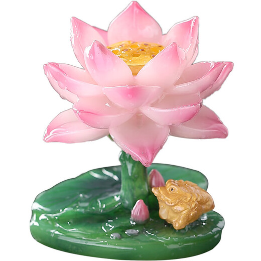 Yaode color-changing tea pet ornaments can raise creative lotus golden toad tea play tea table tea table tea set accessories decoration high-end golden toad play dew gift box