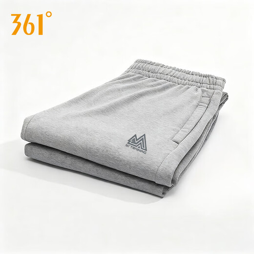 361 Sports pants for men in autumn and winter, new skin-friendly cotton sweatpants, loose and versatile pants for men, men's casual pants, light tile gray (regular leggings - diagonal pockets) 2XL /185 (160-180Jin Jin is equal to 0.5 kg)