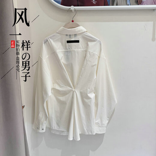 FILA fashion brand women's 2025 autumn new casual woven long-sleeved shirt jacket T11W535401 FWT S 160