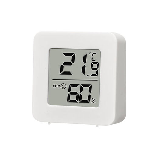 Mini thermometer for indoor use, high-precision electronic digital display, wall-mounted temperature and humidity electronic thermometer, indoor thermometer, household hygrometer, compact and portable WSD01, two pack, high-definition digital display + temperature and humidity meter