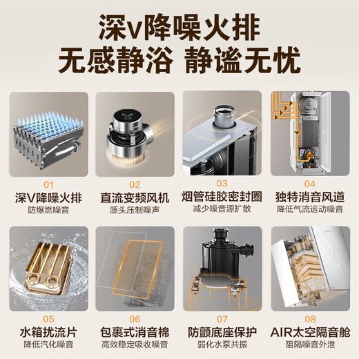 Vanward cardamom 16LS6 20% national subsidy gas water heater 16 liters of natural gas double supercharging zero cold water household super first-class energy efficiency double servo constant temperature small volume 16L - powerful supercharging 200% - hot selling in the zero cold water industry