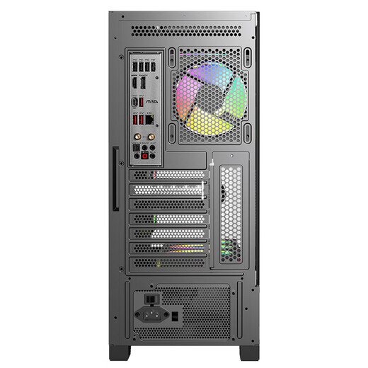 大水牛（BUBALUS）玄之境黑色 无立柱海景房电脑主机箱（支持ATX主板/360水冷位/钢化玻璃/长显卡/垂直风道）