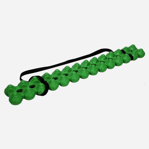 Universal Caterpillar Spinal Massage Pilates Caterpillar Spinal Muscle Relaxation Spinal Massager Stick Lower Back Spine Emerald Green/+ Straps