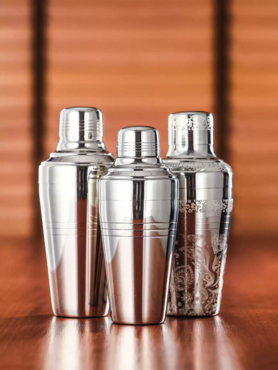 Fantasy Bar Legend 304 high-quality Japanese-style thickened three-section baron shaker cup cocktail shaker shaker pot 510ml engraved