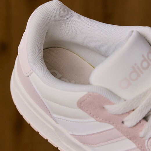 Adidas ENTRAP American campus style sports sneakers boyish retro basketball shoes for men and women Adidas white/pink 42.5