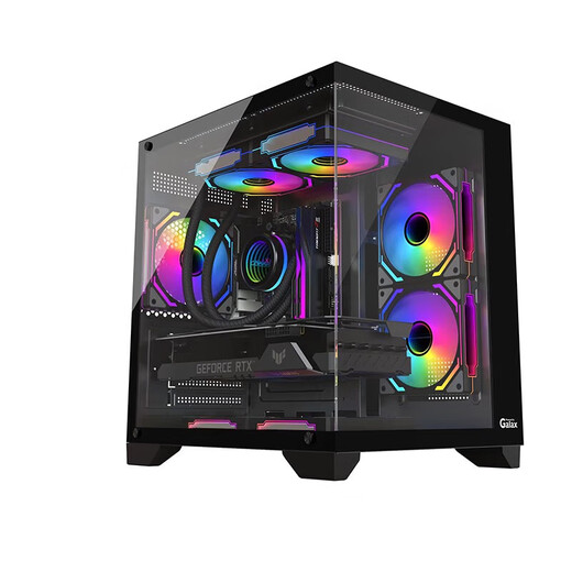 ASUS Family Bucket Core i5 13400F/14600KF+RTX5060 desktop assembly computer console game high-end e-sports independent display live broadcast design rendering complete desktop computer configuration four I5 12490F+RTX5060