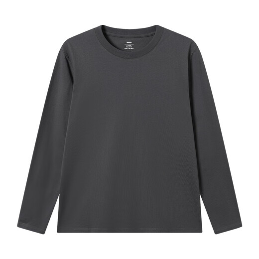 Made in Tokyo, couples pure cotton T-shirts, long-sleeved T-shirts for men and women, autumn new clothes, Su Chao bottoming shirt, dark gray 2XL