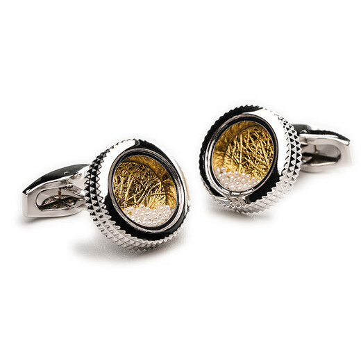 WILLIAM MILTON French style flowing pearl cufflinks men's romantic French cuff nails light luxury fashion wedding gift gift box