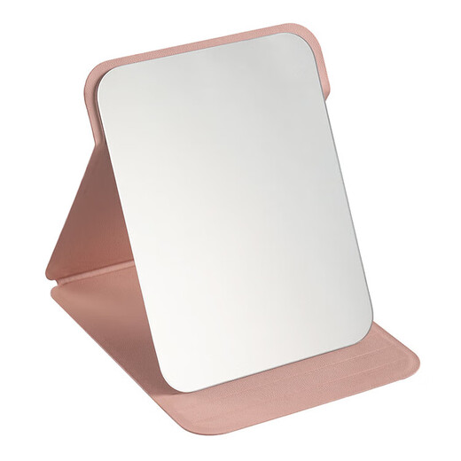 Mirror makeup mirror portable desktop folding mirror student dormitory mirror ladies mirror handheld makeup mirror for girls Sakura pink makeup mirror large size