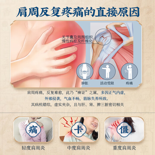 Bao Zhilin Hong Kong frozen shoulder, shoulder pain special patch plaster, shoulder strain, lifting, no stiff arm and neck strain, 3 boxes
